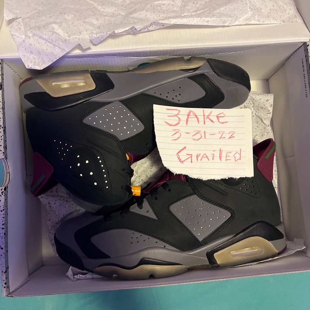 Jordan 6 Bordeaux OG all Size 9 mens
